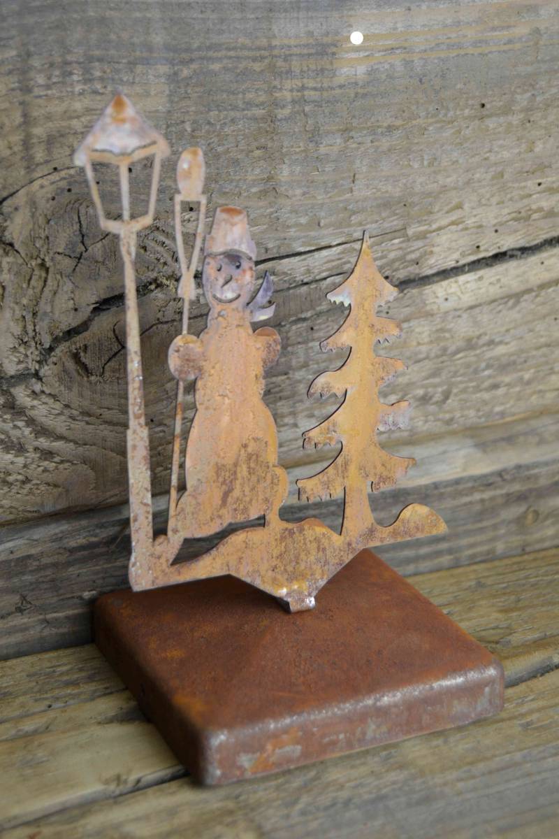 Weihnachtsmotiv 01 in rostig mit Zierkappe Weihnachtsmotiv 01 in rostig mit Zierkappe von Wupperkotten