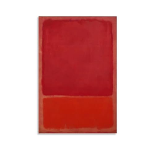 WurBu Mark Rothko Malerwerke, Nr. 58, gedruckte Poster, Heimdekoration, Wandkunst, zum Aufhängen, Bild, Druck, Schlafzimmer, dekorative Gemälde, Raum, ästhetisch, 50 x 75 cm von WurBu