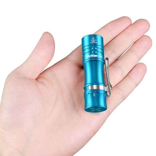 Wurkkos Mini- EDC Flashlight 1650 Lumens TS10SG RGB Tiny LED Keyring Lights, Portable Clip von Wurkkos