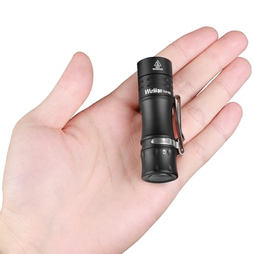 Wurkkos TS10 SG Mini-Taschenlampe 1650 Lumen weißes Licht &RGB-Quellen Anduril 2.0 UI Compact Pocket Clip Light, Winzige LED-Leuchten, tragbare Clip für Nachtarbeit von Wurkkos