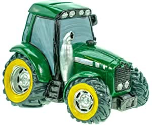 wunderschöne,große Spardose,Spardose,Sparschwein Traktor mit Pfropfen in grün von Wurm KG