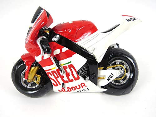 Spardose Motorrad Sparkasse Poly Speed Race Sparbüchse Geldgeschenk von Wurm