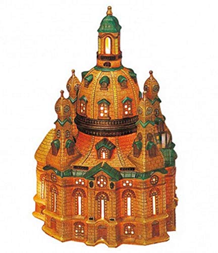 Wurm - Lichthaus Serie Frauenkirche Dresden Porzellan, 17x16x26 cm L/B/H von Wurm