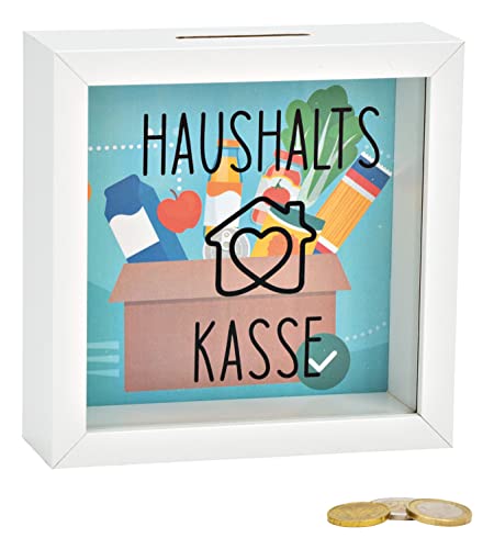 wunderschöne Spardose Haushaltskasse aus Holz mit Abnehmbarer Rückwand zur Geldentnahme von Wurm