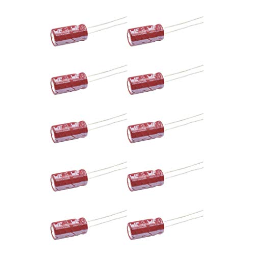 10 Stück 1000uF 10 V Elektrolytkondensator WURTH ELEKTRONIK -40°C +85°C Long-Life Standard THT Radiale elektrolytische Kondensatoren Capacitor von Wurth Elektronik