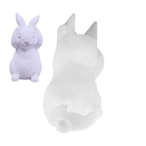 Hasen-Silikonform, Ostergussform, Silikon-Hasen-Bastelform für Ostern, leicht zu lösen, Epoxidharz-Gussform für Mutter, Ehefrau, Freundin Hasen-Silikonform, Ostergussform, Silikon-Hasen-Bastelform für Ostern, leicht zu lösen, Epoxidharz-Gussform für Mutter, Ehefrau, Freundin von Wusideday