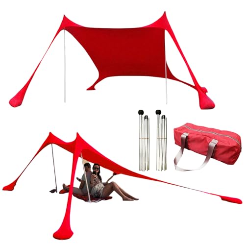Strandzelt Sonnenunterkunft, Tragbarer Baldachin Sonnenschutz, Strands Im Freien Schutzzelt, Sonnenschutz Strands Sonnensegel, Tragbarer Sonnenschatten -Baldachin Für Terrasse, Garten Und Carport Strandzelt Sonnenunterkunft, Tragbarer Baldachin Sonnenschutz, Strands Im Freien Schutzzelt, Sonnenschutz Strands Sonnensegel, Tragbarer Sonnenschatten -Baldachin Für Terrasse, Garten Und Carport von Wusideday