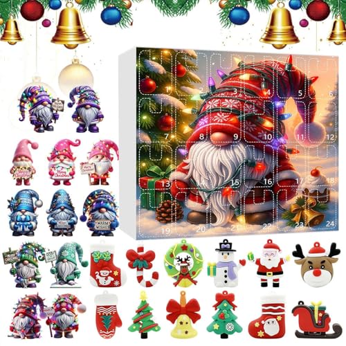 Wusideday Calendar Advent | 24 Tage Urlaub Adventskalender | Figuren Deko Für Jugendliche Erwachsene | Tägliche Familienaktivität Hausunterricht Feiertagsparty von Wusideday