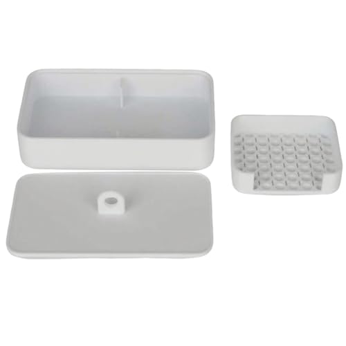 Wusideday Maisstärke Tapferbox,Ton Maisstärke Tablett - Aufbewahrungsbox Für Bastelzubehör Schmuckherstellung Modellieren - Basteln Gestalten und Modellieren Zubehör von Wusideday