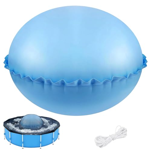 Wusideday Pool Pillow Für Die Winterfestmachung - Schwimmbad Luftkissen Mit Seil,Kältebeständige Aufblasbare Schwimmende Unterlage Für Wasserabdeckung Außenbereich Innenbereich Wusideday Pool Pillow Für Die Winterfestmachung - Schwimmbad Luftkissen Mit Seil,Kältebeständige Aufblasbare Schwimmende Unterlage Für Wasserabdeckung Außenbereich Innenbereich von Wusideday
