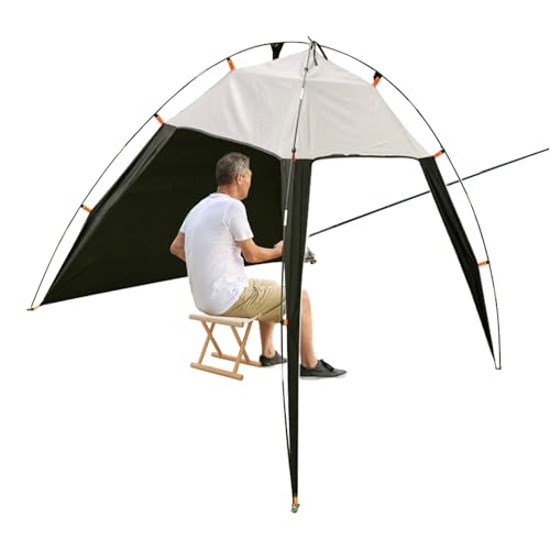 Wusideday Sonnenschutz Markise | Wasserdichter Schattenspender Am,Tragbares Leichtes Wasserdichtes Zelt Für Picknick Camping Angeln Wandern von Wusideday