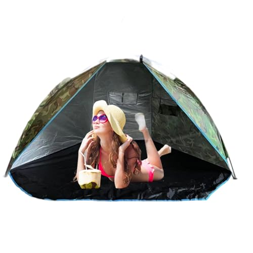 Wusideday Strandzelt Sonnenschutz - Wasserdichtes Strandzelt Mit Zeltpflöcken - 220x120x120cm Mit Tragetasche Sonnenschutz Für Picknick Reisen Garten See Outdoor Wusideday Strandzelt Sonnenschutz - Wasserdichtes Strandzelt Mit Zeltpflöcken - 220x120x120cm Mit Tragetasche Sonnenschutz Für Picknick Reisen Garten See Outdoor von Wusideday