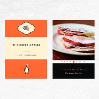 Der Crepe Gatsby F. Scott Fitzgerald. Buchtitel Pun. Food Lover Buchliebhaber Geschenk. Große von WutheringWrites