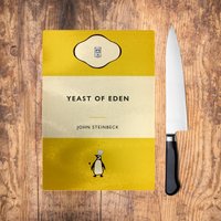 Hefe Von Eden Schneidebrett. John Steinbeck East Of Classic American Literature Homeware Kitchen Decor. Pinguin Buchhülle Geschenk von WutheringWrites