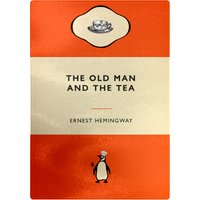 Schneidebrett. The Old Man & The Tea Buchtitel Wortspiel. Ernest Hemingway Der Alte Mann Und Das Meer Geschenk. Pinguin Classic Buchhülle von WutheringWrites