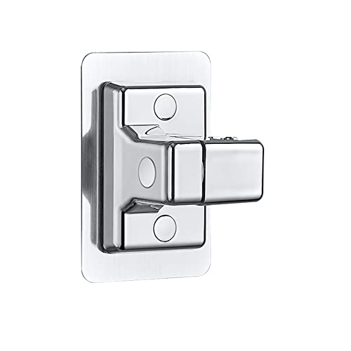 Handbrause Halterung, 360° Verstellbarer Brausehalter Starke Paste Duschkopfhalterung Kein Bohren, Universell Brausehalter, Wandhalterung, Universal 20mm ABS-Kunststoff Soporte de Cabezal von Wuudi