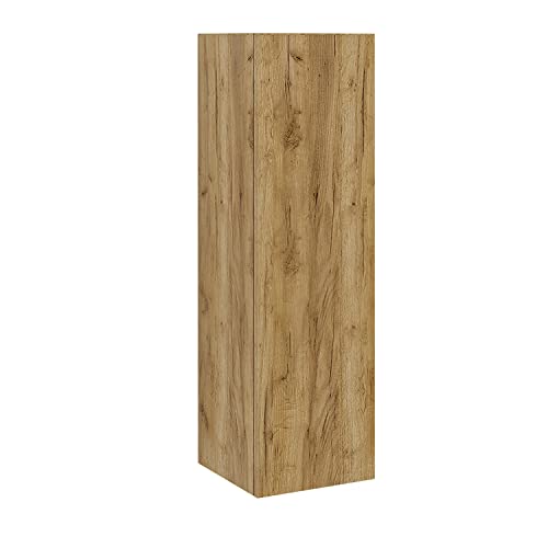 Wuun® Hochschrank 100cm Hängeschrank Badezimmerschrank Wohnwand (Eiche) von Wuun