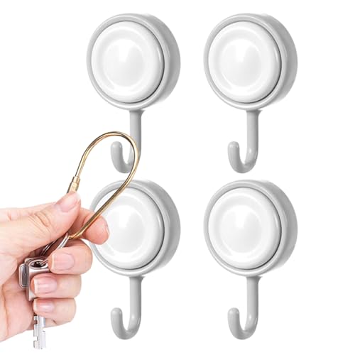 Wuvfojca Adhesive Shower Hooks - 4 Stück 360 Grad Drehbare Klebehaken | Haushaltsorganisation Für Kabine Nachttisch Bad - Sommer Garten Dusche Haus Hütte Kinderzimmer Wuvfojca Adhesive Shower Hooks - 4 Stück 360 Grad Drehbare Klebehaken | Haushaltsorganisation Für Kabine Nachttisch Bad - Sommer Garten Dusche Haus Hütte Kinderzimmer von Wuvfojca