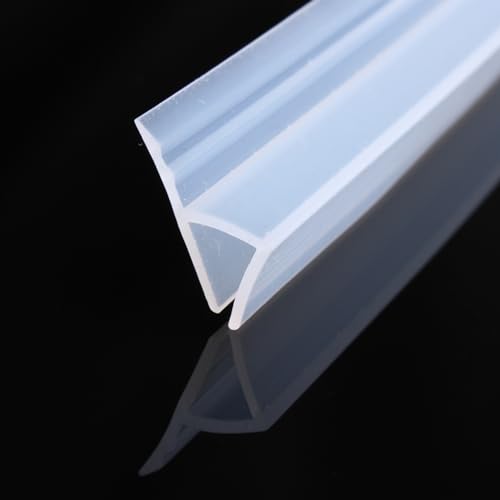 H Typ Duschtürdichtungsleiste rahmenloser Glastür/Fensterfeger, um Wasserlecks in der Dusche zu stoppen (6 mm Glas) von Wuyangcun