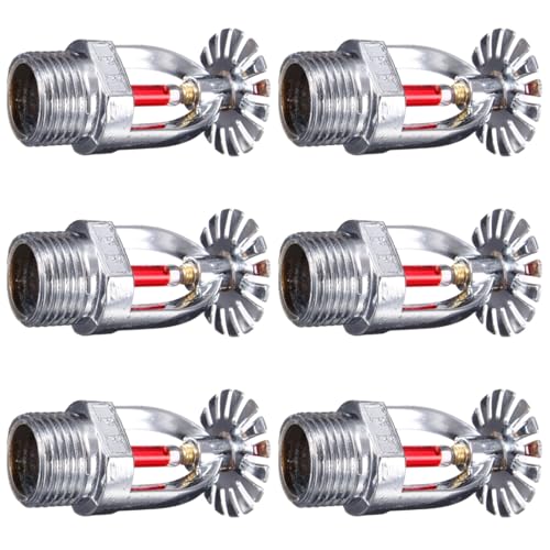 Hängende Sprinklerköpfe, 1,27 cm, NPT, 68 °C, automatische Feuerunterdrückung mit Schraubenschlüssel, für gewerbliche Wohngebäude, 6 Stück Hängende Sprinklerköpfe, 1,27 cm, NPT, 68 °C, automatische Feuerunterdrückung mit Schraubenschlüssel, für gewerbliche Wohngebäude, 6 Stück von Wuyangcun