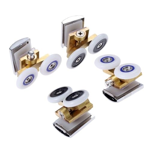 Wuyangcun 4 Stück Duschtür Rollen Zinklegierung Duschtürräder Duschkabine Rollen für Schiebetür Glastür Dusche Zubehör 28mm Wuyangcun 4 Stück Duschtür Rollen Zinklegierung Duschtürräder Duschkabine Rollen für Schiebetür Glastür Dusche Zubehör 28mm von Wuyangcun
