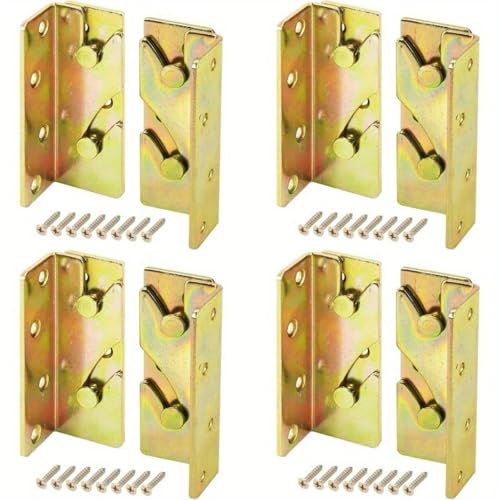 Wuyangcun 8 Set Bettverbinder Schwerlast Metallverbinder Zinklegierung Bettbeschlag Bettbeschläge Möbelverbinder Gold Wuyangcun 8 Set Bettverbinder Schwerlast Metallverbinder Zinklegierung Bettbeschlag Bettbeschläge Möbelverbinder Gold von Wuyangcun