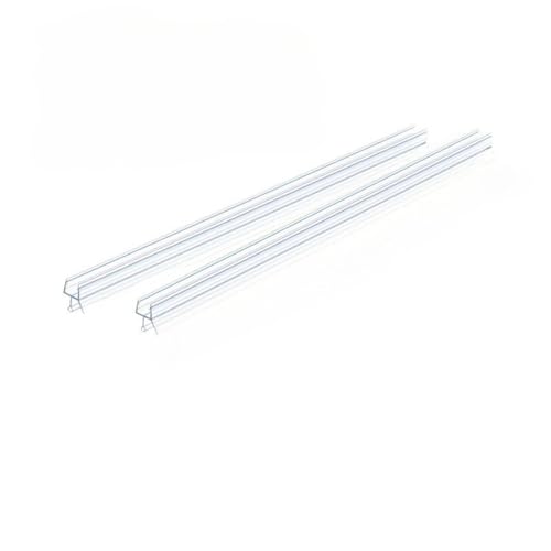 Wuyangcun Duschdichtung 2x50cm Ersatzdichtung Duschtür Dichtung für Glastür PVC Dichtungen für Duschkabine Transparent (Glastür: 12mm) von Wuyangcun