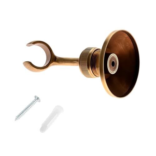 Wuyangcun Duschkopfhalterung Verstellbare Duschbrause Halterung Brausehalter Wandhalterung Messing Duschkopfhalterung für Duschkabine (Bronze) von Wuyangcun