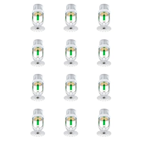 Wuyangcun Feuer-Sprinklerköpfe, 12 Stück, 93 °C, Aktivierungstemperatur, 1,27 cm, DN15-Gewinde, schnelle Reaktion Wuyangcun Feuer-Sprinklerköpfe, 12 Stück, 93 °C, Aktivierungstemperatur, 1,27 cm, DN15-Gewinde, schnelle Reaktion von Wuyangcun