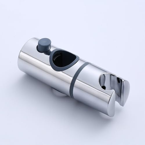 Wuyangcun Handbrause Halterung 24mm Duschbrause Halterung Verstellbar Brausehalter 360 Grad Drehbar ohne Bohren Halter Chrome von Wuyangcun