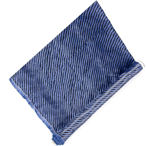 Wuyangcun Kohlefaserplatte 50 * 100cm Carbonplatte 3K Twill Köpferplatte Kohlefaser Platt Carbonfaserplatte für Reparatur (Blau) von Wuyangcun