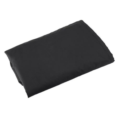 Wuyangcun Runde Terrassen-Feuerstellenabdeckung, faltbar, wasserdicht, Sonnenlichtblockierung, Grillschutz, universell für den Außenbereich, Schwarz (148 x 60 cm) von Wuyangcun