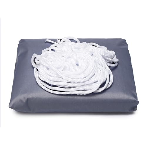 Wuyangcun Sonnensegel für den Außenbereich, rechteckig, quadratisch, wasserdicht, Oxford-Stoff, Sonnenschutz für Terrasse, Deck, Garten, Silber (3 x 4 m) von Wuyangcun
