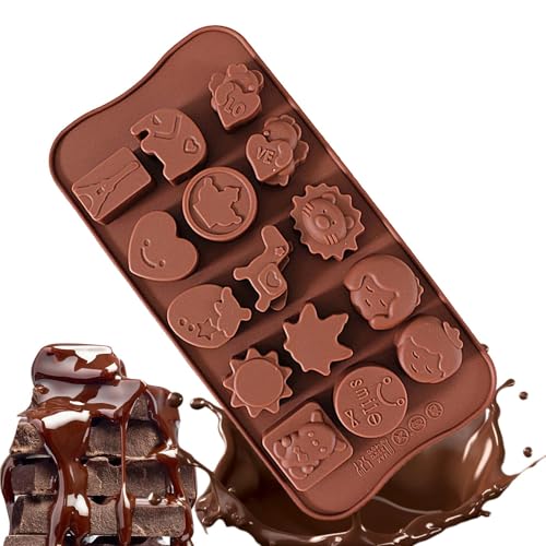 Schokoladenform Silikon Tief Schokoladentafel Form Selber Machen Silikonform Schokoladentafel Extra Tief Silikon Schokolade Form für Schokolade Praline Süßigkeiten von Wuyooprt