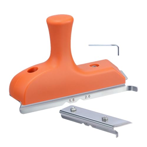 Wuyooprt Furnier Kanten Fräser | Kanten Hobel | Ecken Trimmung Präzisionshobel für PVC Abgeschrägte Gerade Furnier ABS Gebogenes Holzwerken von Wuyooprt