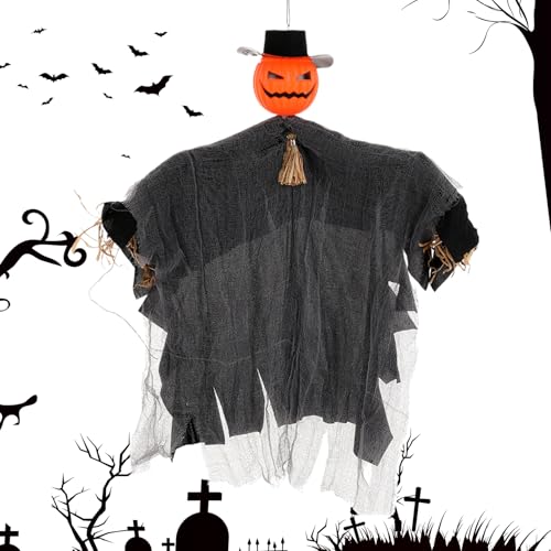 Wuyooprt Geist Dekoration | Halloween-Deko Für Draußen | Halloween Deko Mit Beweglichen Armen Drehbarem Kopf Für Baum Wand Decke Fenster Garten Terrasse Innen Außen von Wuyooprt