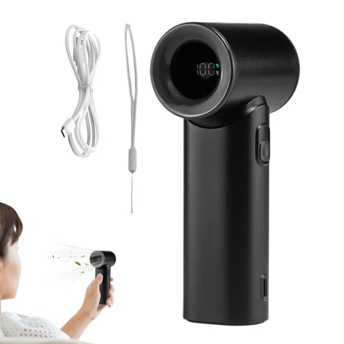 Wuyooprt Tragbarer Ventilator | Persönlicher Akku Handventilator 3000mAh Wiederaufladbar | Mit Trageband Leicht Kühlung 5 Geschwindigkeitsstufen Für Unterwegs Auto Camping Haus Schlafzimmer Wuyooprt Tragbarer Ventilator | Persönlicher Akku Handventilator 3000mAh Wiederaufladbar | Mit Trageband Leicht Kühlung 5 Geschwindigkeitsstufen Für Unterwegs Auto Camping Haus Schlafzimmer von Wuyooprt