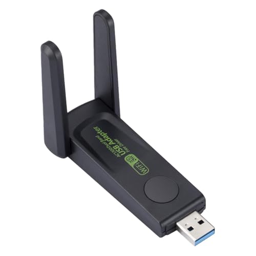 Wuyooprt USB-WLAN-Adapter, USB-WLAN-Adapter für PC | High-Gain-USB-Computernetzwerkadapter 1300 Mbit/s - High-Gain-USB-Netzwerkempfänger für Desktop-Computer Wuyooprt USB-WLAN-Adapter, USB-WLAN-Adapter für PC | High-Gain-USB-Computernetzwerkadapter 1300 Mbit/s - High-Gain-USB-Netzwerkempfänger für Desktop-Computer von Wuyooprt