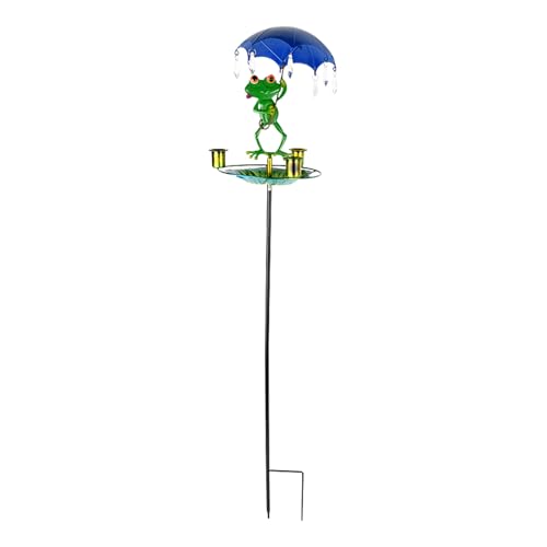 Wuyooprt Vogel Wasserstelle | Metall Vogeltränke Für Draußen Mit Schale - Retro Wassernapf & Futterschale Für Wellensittiche Nymphensittiche Aras von Wuyooprt