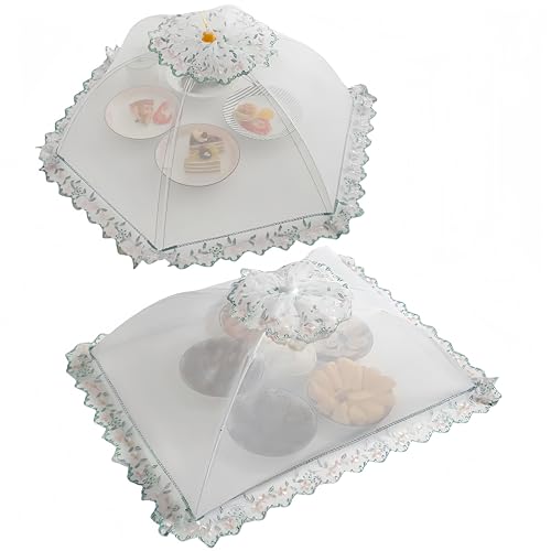 2PCS Großer Premium-Pop-Up-Mesh-Bildschirm-Lebensmittelabdeckungs-Zelt-Regenschirm, wiederverwendbarer und zusammenklappbarer Picknick-Lebensmittelabdeckungen im Freien Mesh 2PCS Großer Premium-Pop-Up-Mesh-Bildschirm-Lebensmittelabdeckungs-Zelt-Regenschirm, wiederverwendbarer und zusammenklappbarer Picknick-Lebensmittelabdeckungen im Freien Mesh von Wuyue Hua