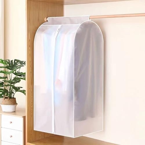 Staubschutzhülle mit 3D-Reißverschluss, wasserdicht, Kleideraufbewahrung, Kleiderschrank, Kleiderbügel, Staubbeutel, Hängeorganizer von Wuyue Hua