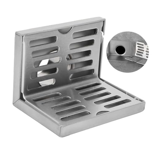 L Förmiger Bodenablauf, Eck Bodenablauf, Edelstahl Seitenablauf Wand, Edelstahl L Förmiger Eck Bodenablauf, Für Die Entwässerung In Badezimmern, Küchen, Balkonen Und Waschküchen, Für 50mm Rohre von Wuzdy