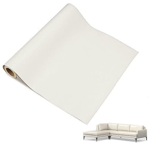 Leder Patch Kit, Leder Reparatur Set, Kunstleder Selbstklebende, Leder Patch Selbstklebend, Leder Reparatur Patch, Für Sofas, Bürostuhl, Autositze, Diy Handwerk (60 x 137cm, Beige) von Wuzdy