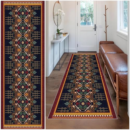 Wuzqju Teppich Läufer Flur 80 x 400 cm rutschfest Flur Teppich Läufer Küchenteppich Vintage Teppich Läufer Flur Waschbar Küchenteppich für Flur Küche Schlafzimmer Anpassbar Teppichläufer Meterware Wuzqju Teppich Läufer Flur 80 x 400 cm rutschfest Flur Teppich Läufer Küchenteppich Vintage Teppich Läufer Flur Waschbar Küchenteppich für Flur Küche Schlafzimmer Anpassbar Teppichläufer Meterware von Wuzqju