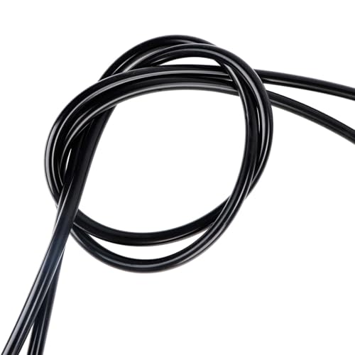 4mm Vakuum Silikonschlauch, Silikon Vakuumschlauch Auto, Unterdruckschlauch, High Performance Hochtemperatur Silikonschlauch Innendurchm 4mm, Außendurchm 8mm, Länge 3m, Schwarz von Wvu & Wvo
