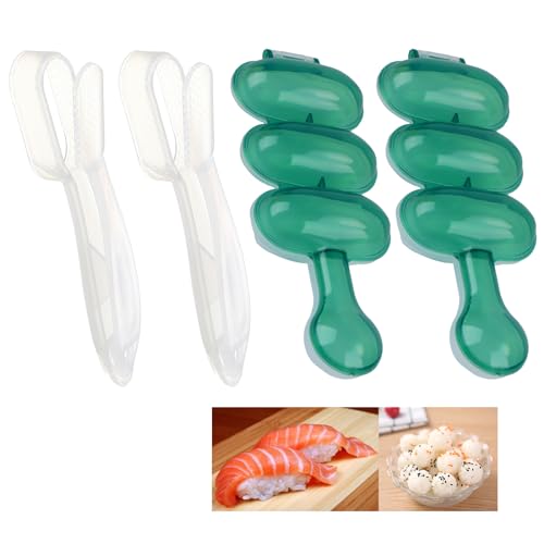 Wvu & Wvo 4 Stück Sushi Maker, Onigiri Form, Onigiri Maker, Sushi Set zum Selber Machen für Kinder Lunch Bento und DIY Kugel Onigiri Wvu & Wvo 4 Stück Sushi Maker, Onigiri Form, Onigiri Maker, Sushi Set zum Selber Machen für Kinder Lunch Bento und DIY Kugel Onigiri von Wvu & Wvo