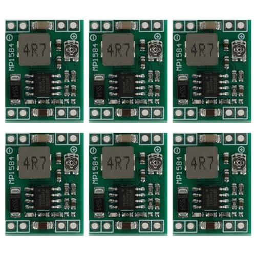 6 Stück DC-DC Buck Converter MP1584EN 4,5-28V auf 0,8-20V Einstellbar, Mini Step Down Wandler, Power Downward Adjustable Module Buck Converter,12V 9V 5V 3V Netzteil, für Netzteile für Kameras 6 Stück DC-DC Buck Converter MP1584EN 4,5-28V auf 0,8-20V Einstellbar, Mini Step Down Wandler, Power Downward Adjustable Module Buck Converter,12V 9V 5V 3V Netzteil, für Netzteile für Kameras von Wvxilyr