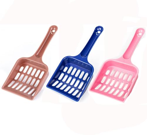 Katzenstreu Schaufel,3 Stück Katzenstreuschaufel,Katze Wurf Scoop,Katzenstreu Scooper,Katzenstreu Schaufel,für Reinigung Katzenklo Katzen Hunde Pooper Scoope von Wxinsheng