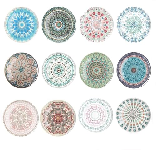 Wxinsheng 12 PCS Kühlschrankmagnete,Bunte Magnete für Magnettafel Dekorative Glascabochons Glasmagnete mit Bohème Motiv,für Whiteboards,Kühlschränke,Fotos,Küche Büro Kinder und Erwachsene Geschenk Wxinsheng 12 PCS Kühlschrankmagnete,Bunte Magnete für Magnettafel Dekorative Glascabochons Glasmagnete mit Bohème Motiv,für Whiteboards,Kühlschränke,Fotos,Küche Büro Kinder und Erwachsene Geschenk von Wxinsheng
