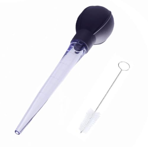 Wxinsheng Bratensaftspritze mit Reinigungsbürste,Gummikopf Plastik Pipette Spritze BBQ Tropfrohr Gummi Kopf Plastikpipette Fleischspritze zum Backen,Hitzebeständige Pipette zum Kochen 30ML Wxinsheng Bratensaftspritze mit Reinigungsbürste,Gummikopf Plastik Pipette Spritze BBQ Tropfrohr Gummi Kopf Plastikpipette Fleischspritze zum Backen,Hitzebeständige Pipette zum Kochen 30ML von Wxinsheng